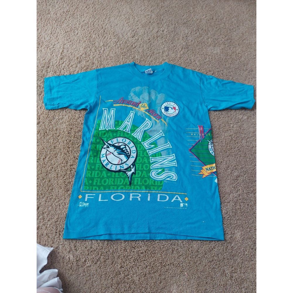 Vintage Florida Marlins Tshirt,new Without Tags, Size Large